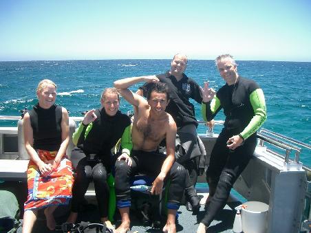 paivi, me, marc, ben (instructor) and weird mark