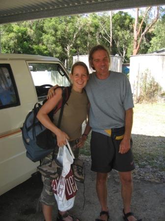Nora and Andre - a friendship that ended too rapidly due to the state of his car...