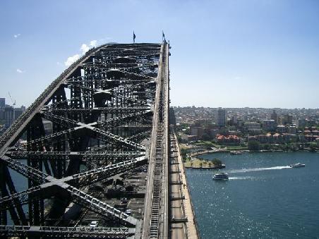 sydney harbour bridge (see climbers on the right side?)