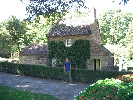 captain cook's cottage in melbourne (marc is so proud of his fellow mate of middlesbrough)