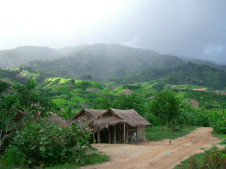 The beautiful scenery of Northern Thailand..