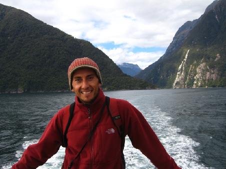 marc on the boat
