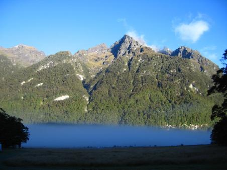 morning mist in the valley
