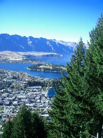 queenstown from above