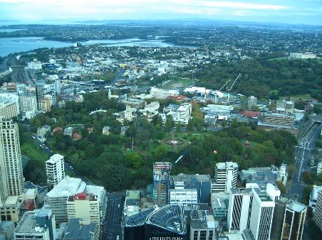 auckland from above