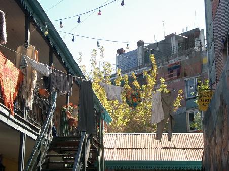 Drying some clothes in La boca