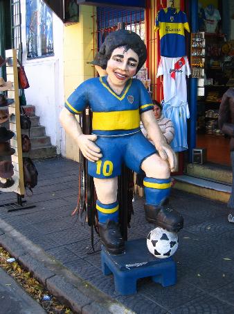 Diego Maradona - to be found everywhere in buenos aires!!!
