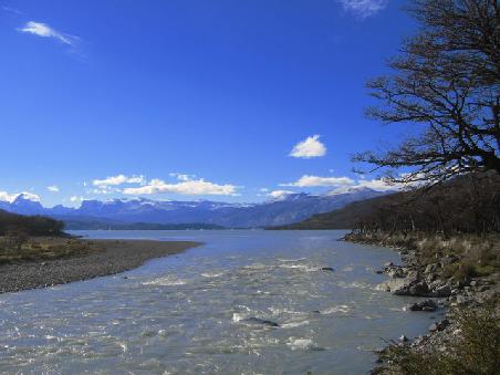Amazing views down stream