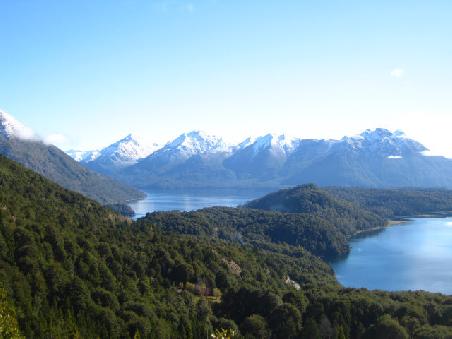 view over Nahuel Huapi National Park
