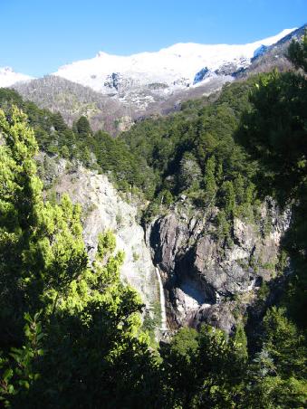 waterfall at Cerro Lopez