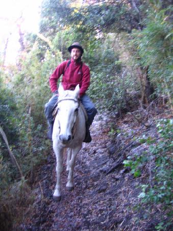 marc on his slow horse "infiel"
