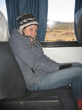the bus is frrrreezing....
