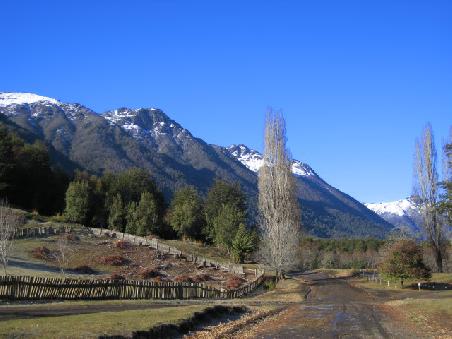 beautiful landscape on the way to san martin
