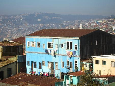 view from the hill Cerrro Alegre