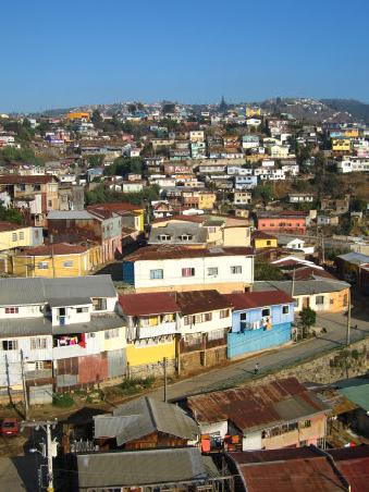view from ascensor turri (cerro concepcion)
