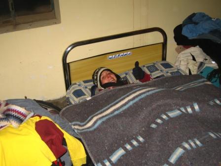 ready for bed - still not warm