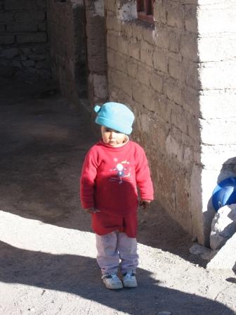 a bolivian child