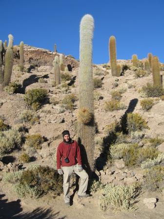 marc in front of a rather huge cactus