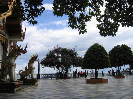 This is Wat Doisuthep, high above Chaing Mai.