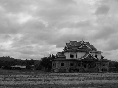 it's a black and white town. i swear the sky was like that for five days straight.