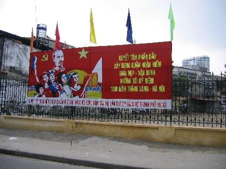 you can'you can't go far here without the sweet smell of communist propaganda. i love it.