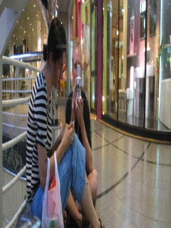 Chillin' at Eaton Centre East.