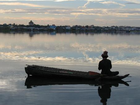 Boeung Kak Lake. Christmas in Phnom Penh.