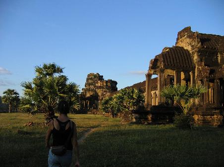 Sunset at Angkor Wat.