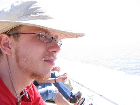 B on the fast boat to Siem Reap!