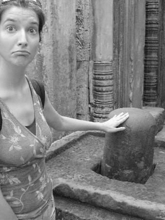 "Hey Catherine! That's a really big phallus you're stroking!!"