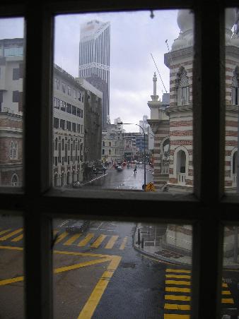 The view from the National History Museum.