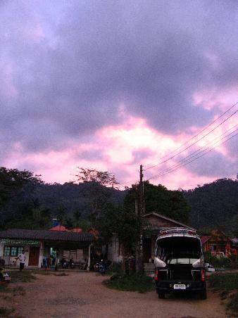 Khao Lak at night.
